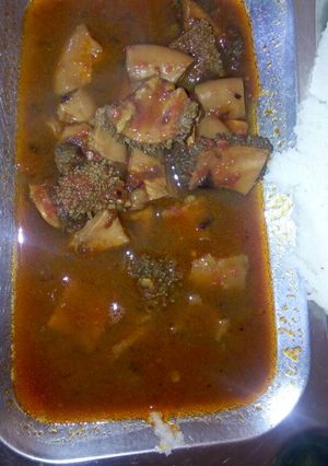 A picture of Stewed matumbo.