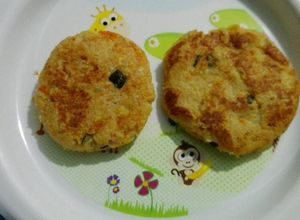 Foto di Hamburger tonno e verdurine (baby food)
