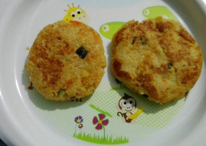 Hamburger tonno e verdurine (baby food)