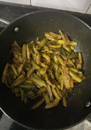 A picture of Tindli(kundru) ki sabzi.