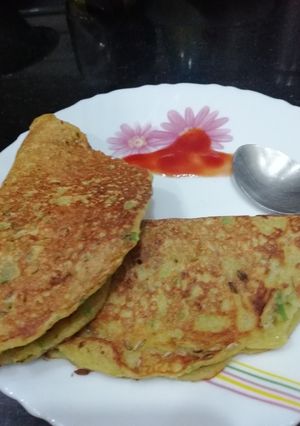 A picture of Peas Uttapam.