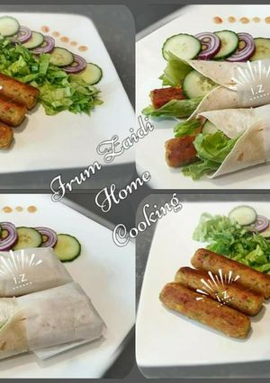 A picture of 🥕🌽🥔🌶Vegetable Seekh Kebabs🌶🥔🌽🥕.