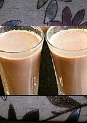 A picture of Apple soya cinnamon shake (dhara kitchen recipe).