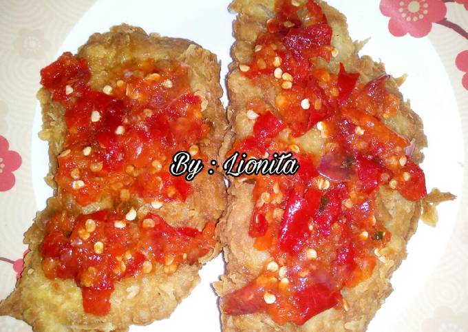 Cara Gampang Membuat Telur Geprek Crispy, Bisa Manjain Lidah