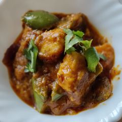 A picture of Kadai Paneer restaurant style.