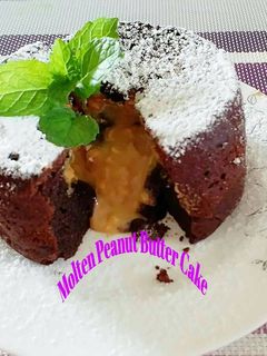 Foto resep 💢Molten Peanut Butter Cake 💢#ketopad