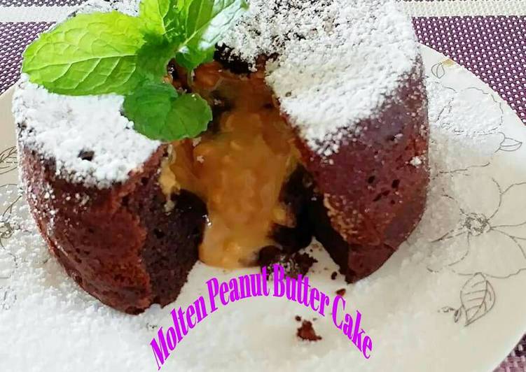 💢Molten Peanut Butter Cake 💢#ketopad