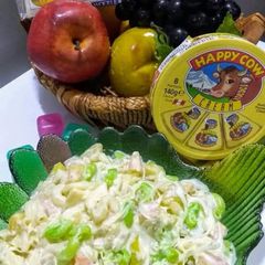 A picture of Russian Salad 🍎🍏🍌🍍🍓.