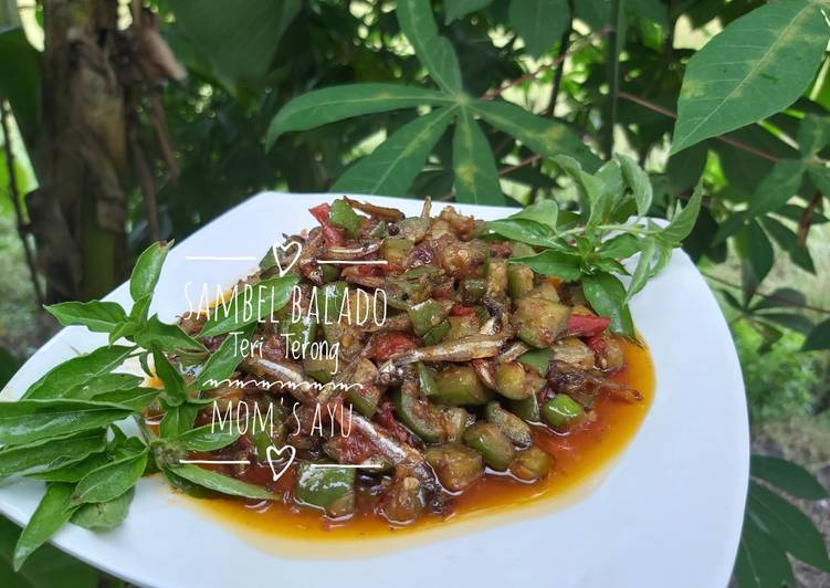 Resep 66.SAMBEL Balado Teri Terong, Enak Banget