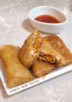 Foto resep Lumpia isi ayam wortel