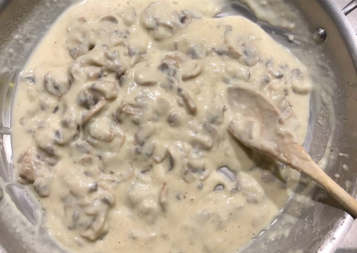 Salsa de champiñones