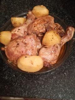 Una foto de Pollo especiado al Brandy en la olla GM g