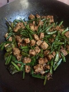 Foto resep Tumis Kacang Panjang Dan Tempe Dengan Sambal Kecap