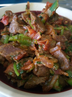 A picture of Fried liver.