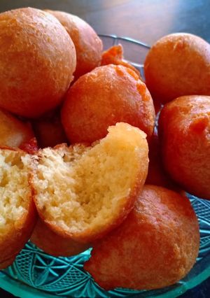 Foto resep Roti goreng bulat (tanpa mixer)