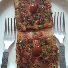 A picture of Bread pizza.