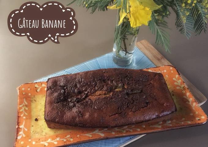 Gâteau Banane/ sans gluten/facile