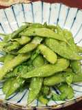 Garlicky Edamame