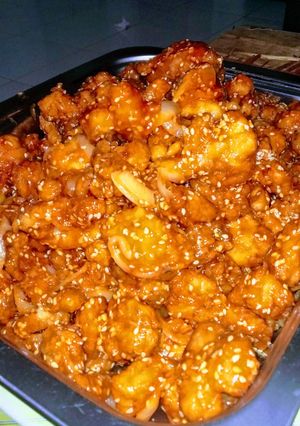 Foto resep Ayam saus madu Korea