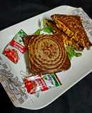 Paneer Bhurji Toasted Sandwich