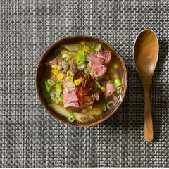 A picture of Smoked Pork & Noodle Soup.
