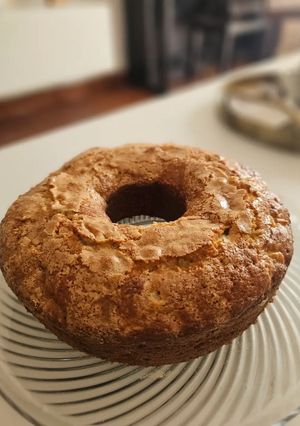 Una foto de Torta húmeda de manzanas 🍎
