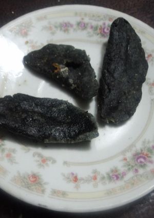 Una foto de Mini quesadillas azules para botana rellenas de queso de chiva