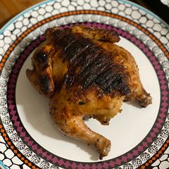 A picture of Grilled Cornish Hen.