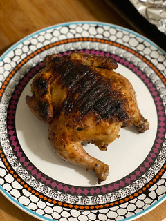 A picture of Grilled Cornish Hen.