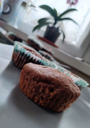 Kakaós banános muffin recept fotója