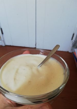 Una foto de Postre de plátano fácil