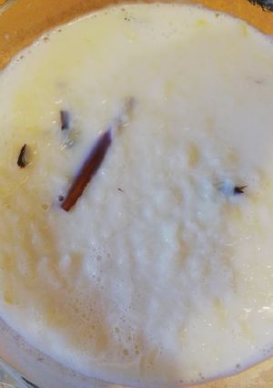Una foto de Arroz con leche rápido ✔️ con leche sin lactosa