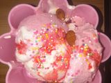 Strawberry ice cream