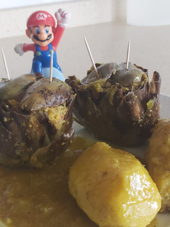 Una foto de Alcachofas rellenas