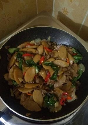 Foto resep Tumis basisa (bakso sosis sawi)