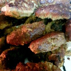 A picture of 3 Spice Kachay Qeemay Kabab.