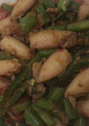 Foto resep Tumis Baby (Baby Buncis Baby Cumi) 😜