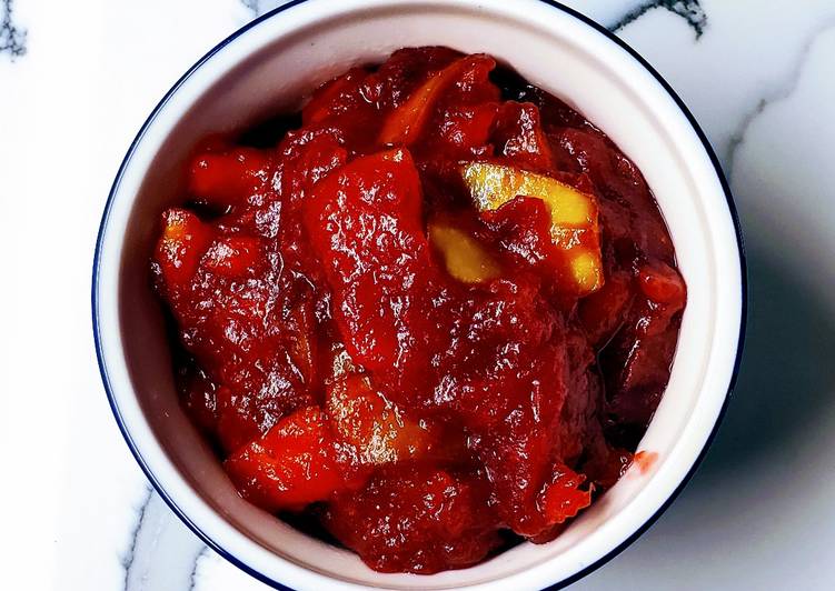 recept Crabapple Cranberry Sauce