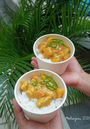 Foto resep Chicken curry rice bowl (ide jualan)