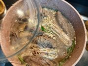 Gambar daging slice enoki ala jepang