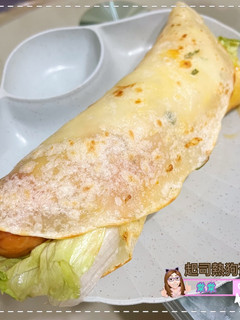 起司熱狗蛋餅 的食譜成品照片