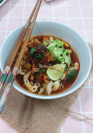 Gambar Makaroni berkuah