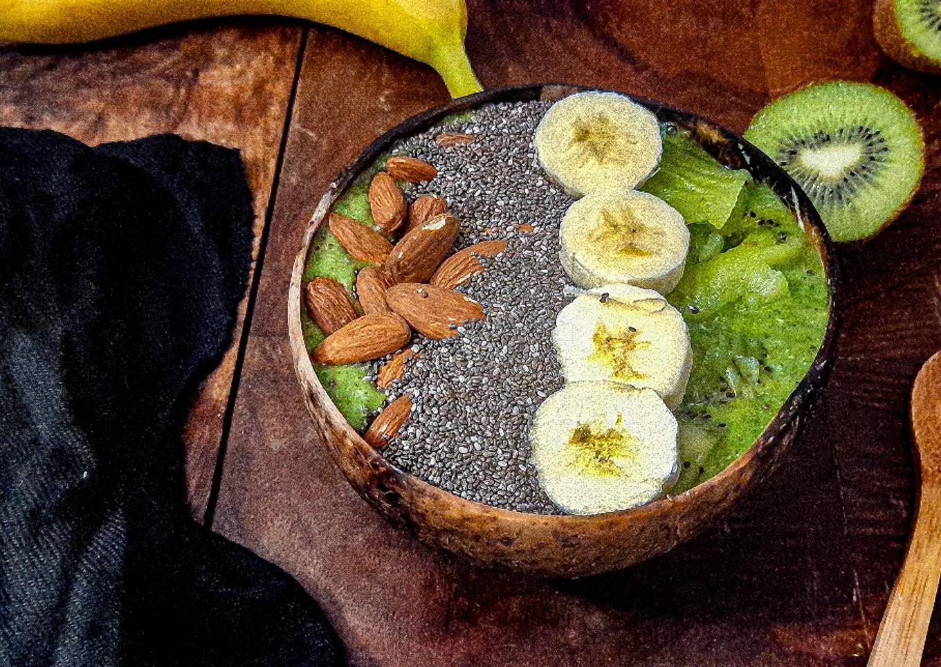 Smoothie bowl banane/épinards