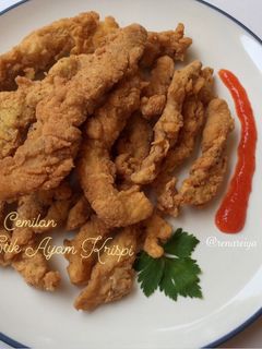 Foto resep Cemilan Stik Ayam Krispi