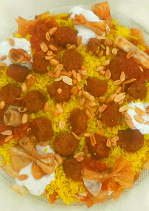 صورة لوصفة فتة الكفته 😍 😍