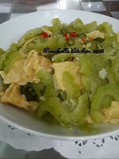 Foto resep Tumis Pare telor dadar