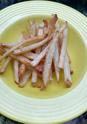 Una foto de Papas fritas en freidora de aire 🥔👌🏼