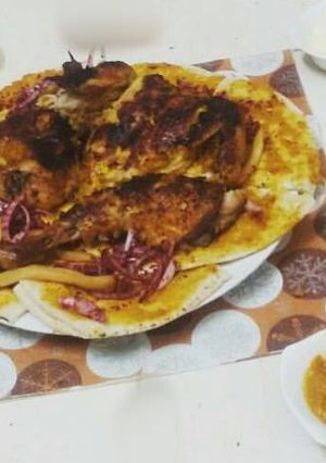 صورة لوصفة دجاج ع الطريقه التركيه