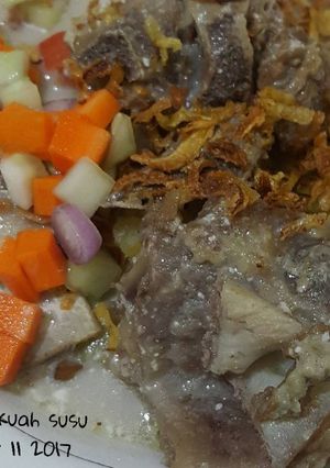 Foto resep Sop iga kuah susu #kitaberbagi