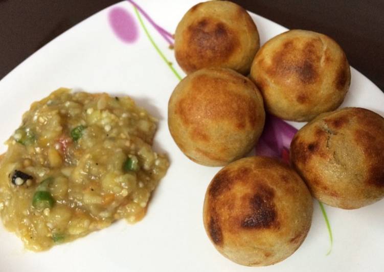 Recipe of Homemade Litti Chokha in Appam Pan
